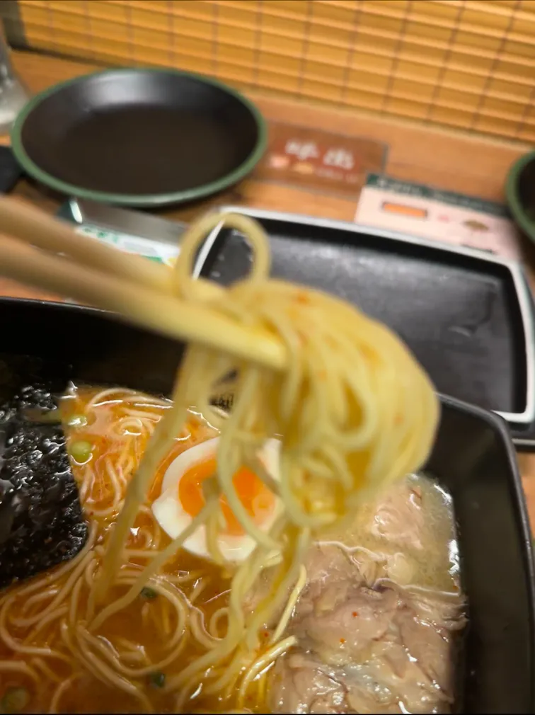 A bowl of ramen at Ichiran